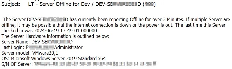 Script Ticket Description