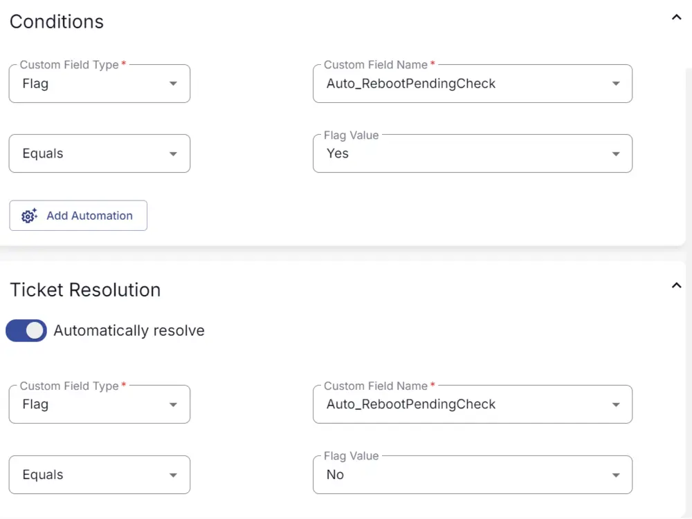 Condition Screenshot