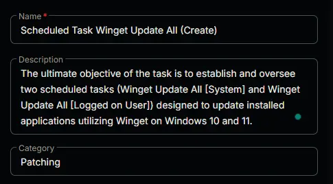 Task Creation 3