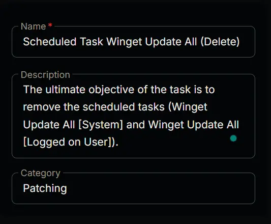 Task Creation 3