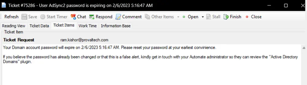 User Email Address