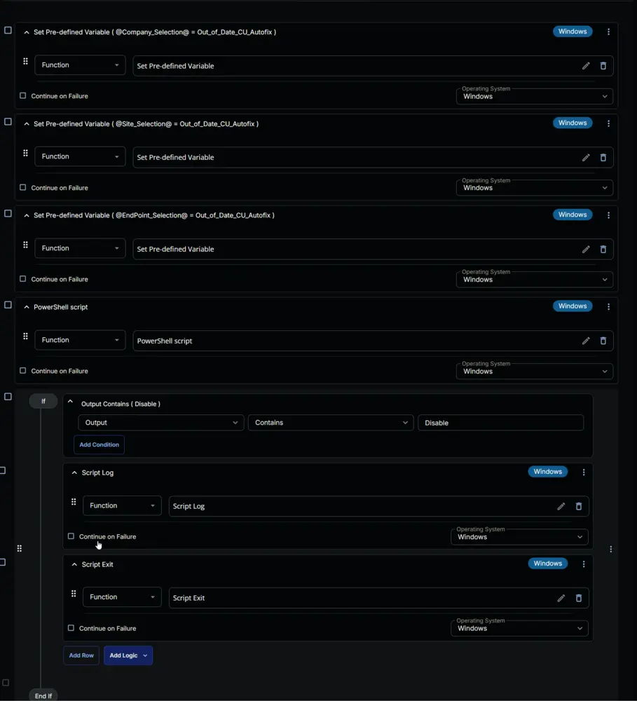 Completed Script 1