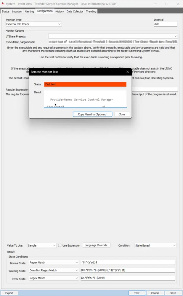 Example Failed