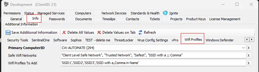 Client-Level EDFs