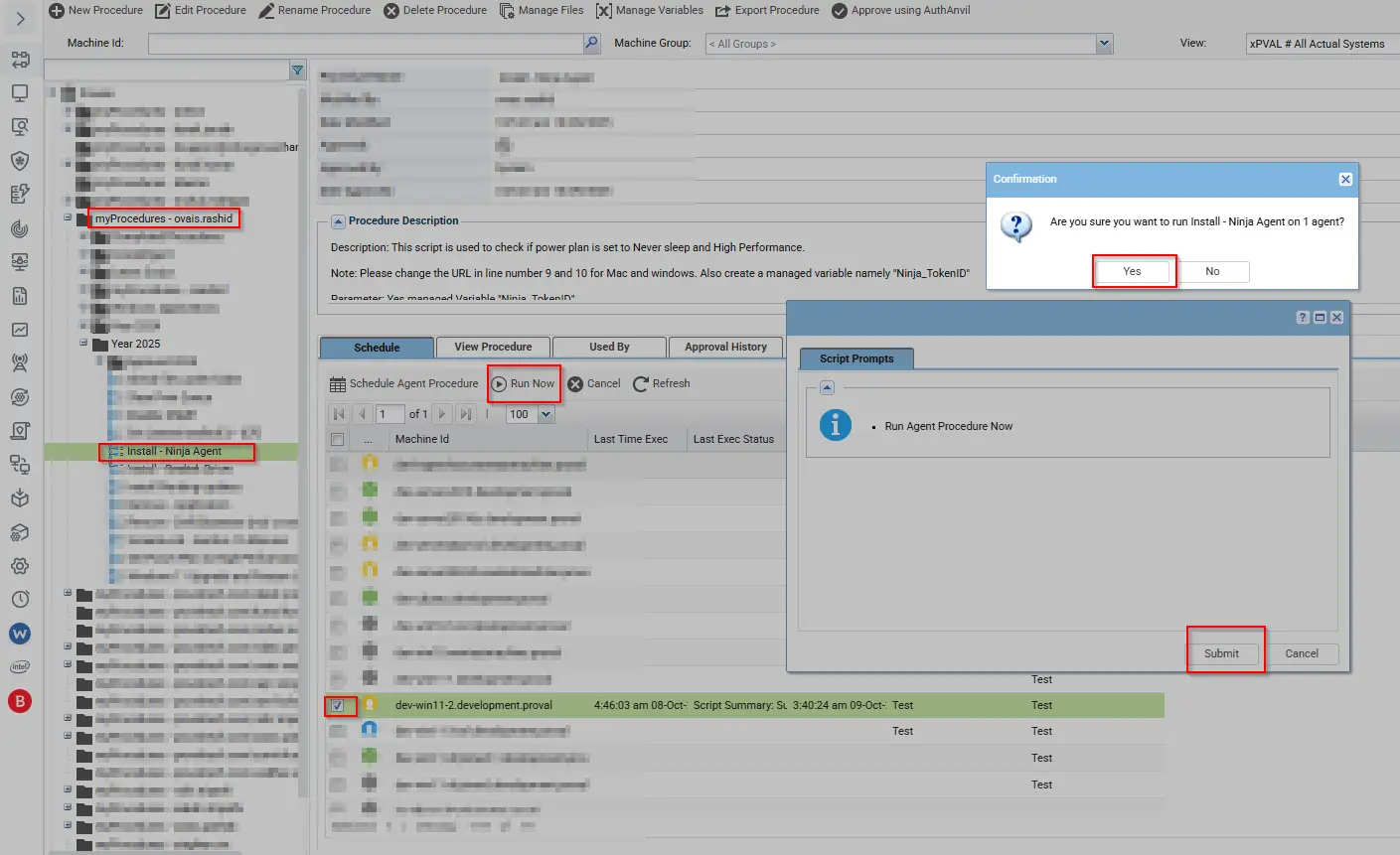 Install - Ninja Agent | ProVal Tech Content Documentation