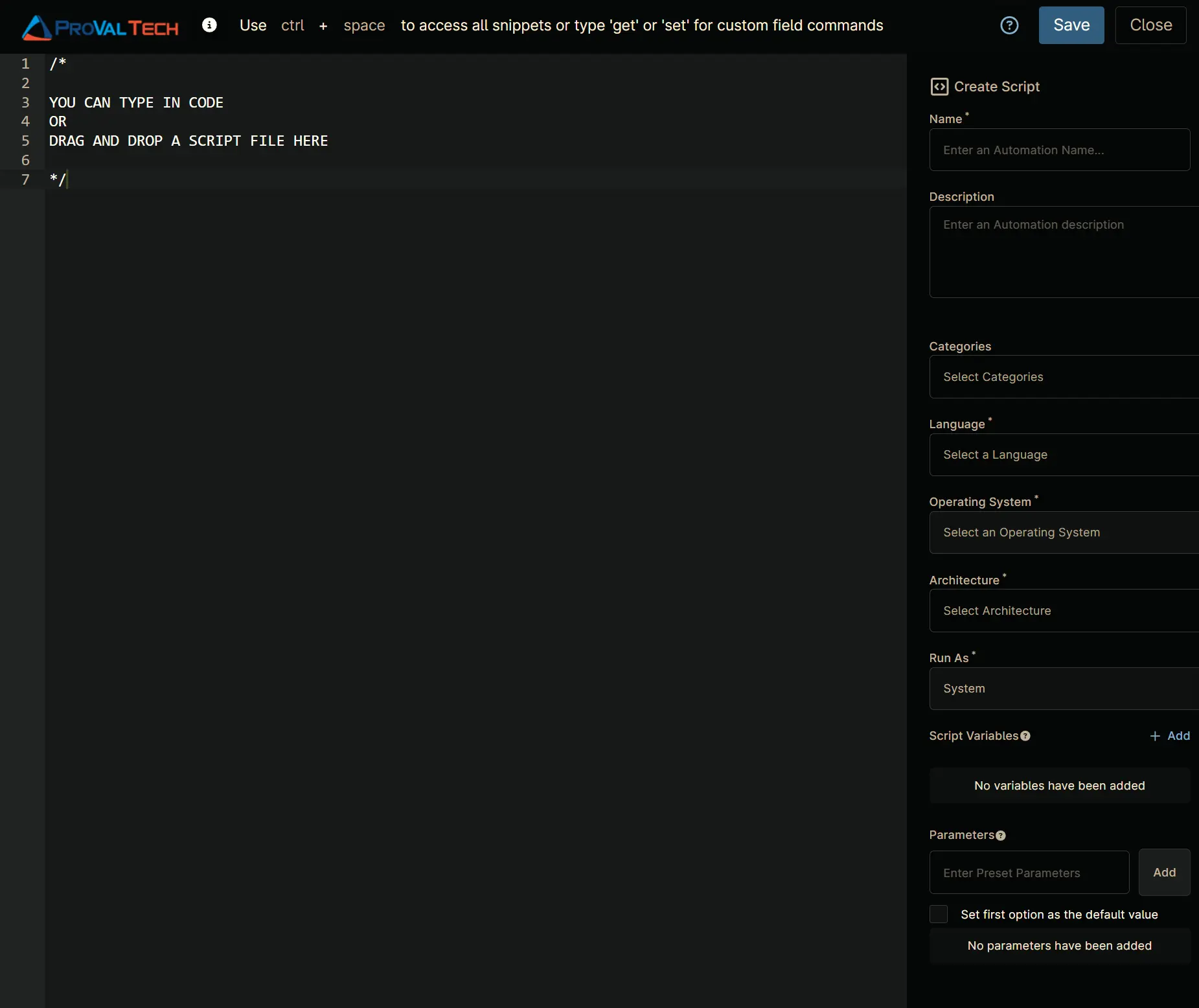 ScriptingScreen