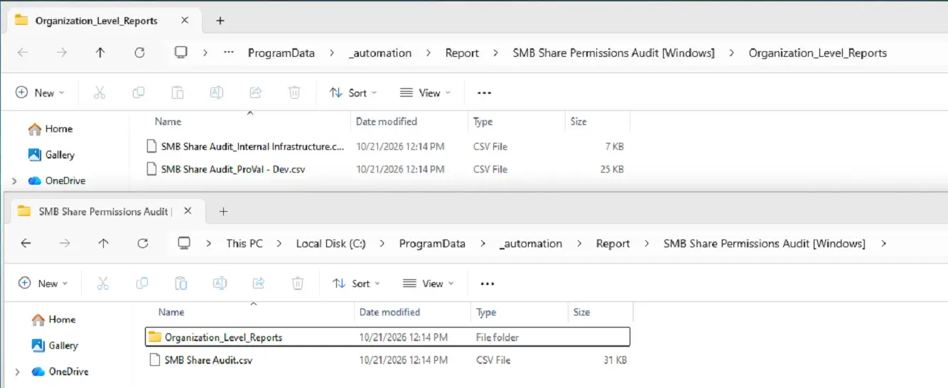 CSV Folder